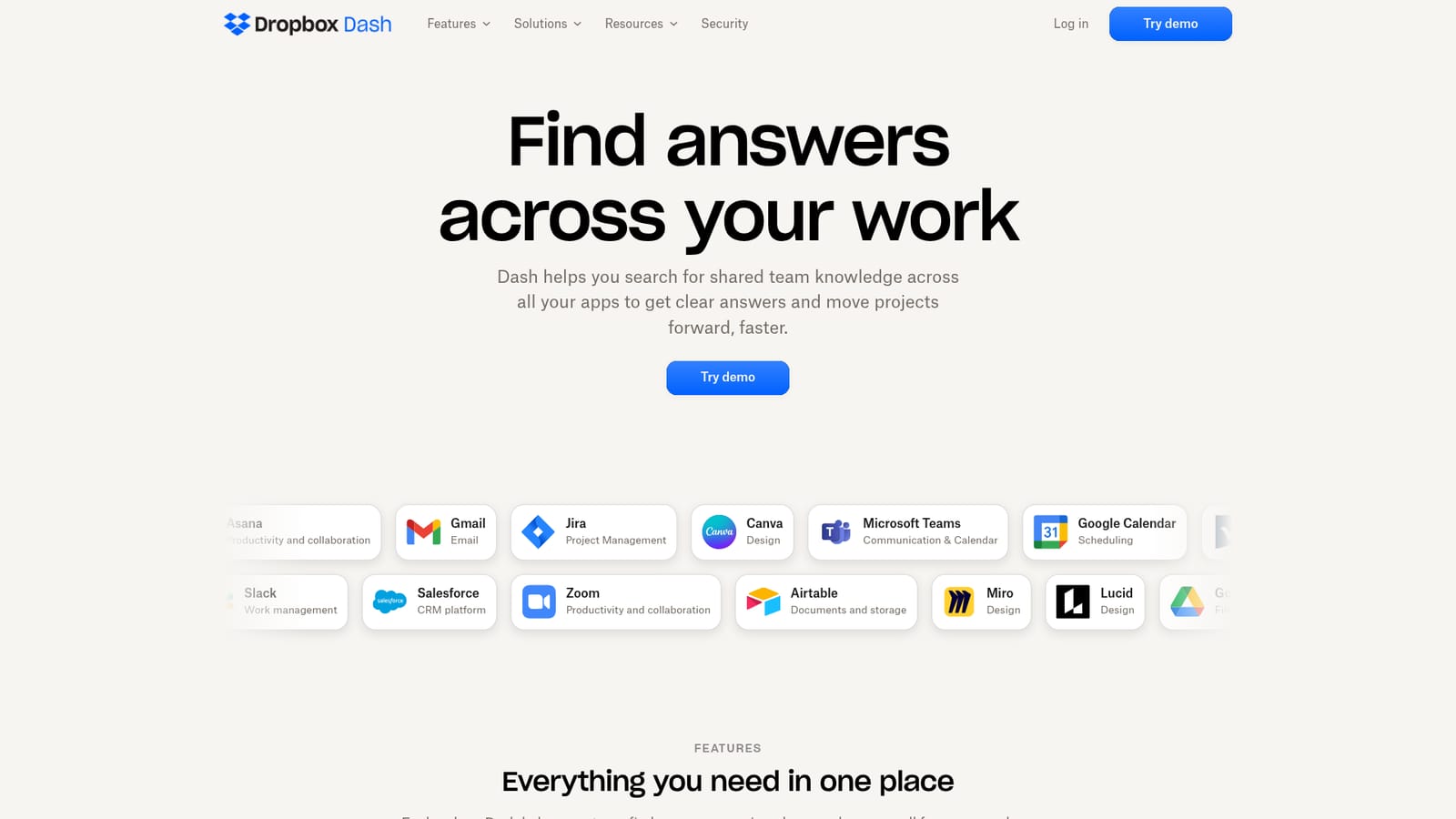 Dropbox Dash — Create your account