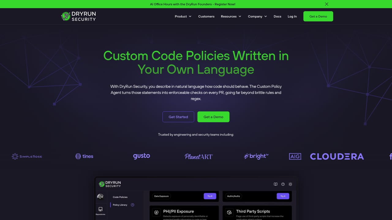 DryRun Security — Write your own policies in plain language
