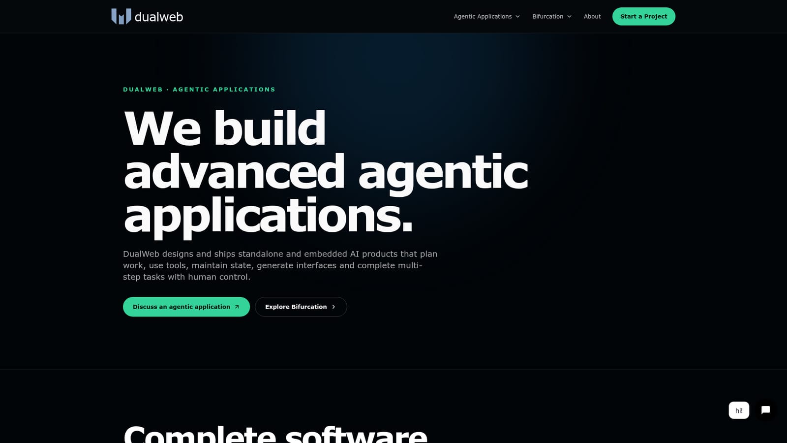 Dual Web — Read the agentic qualification criteria