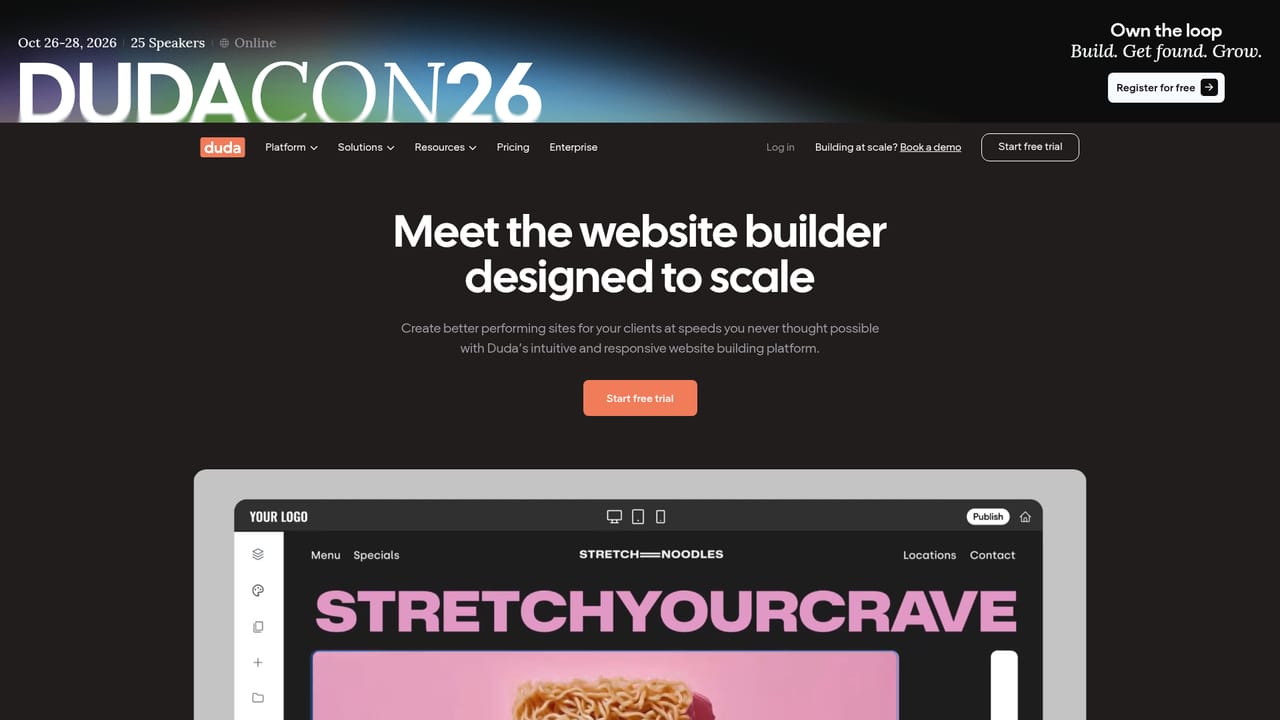 Duda — Choose your build path