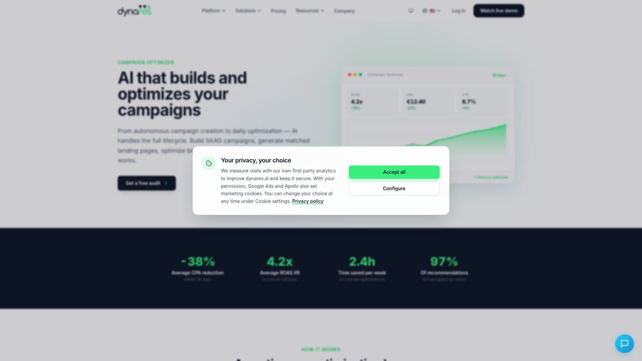 Dynares — Track and optimize conversions