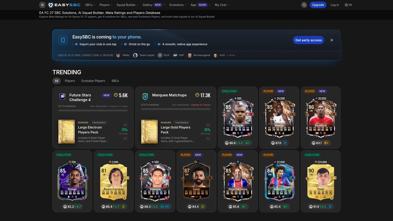 EasySBC — Check which challenges are live