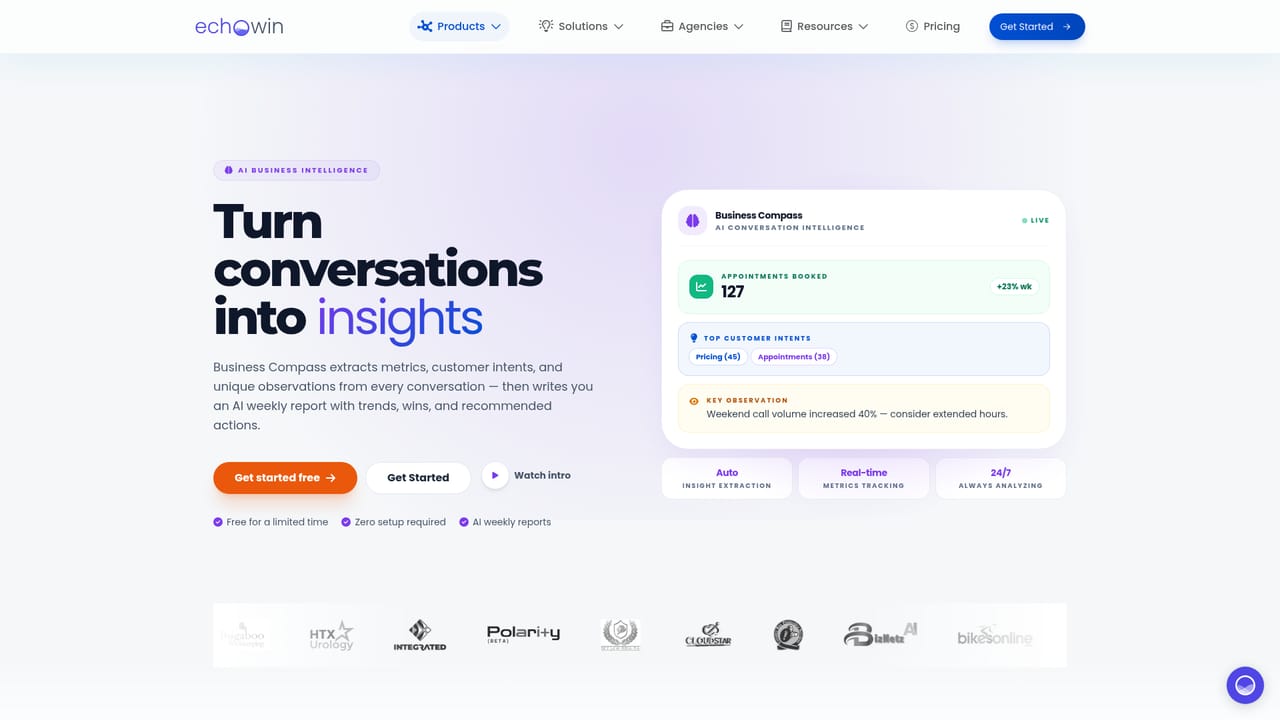 echowin — Review conversations and insights