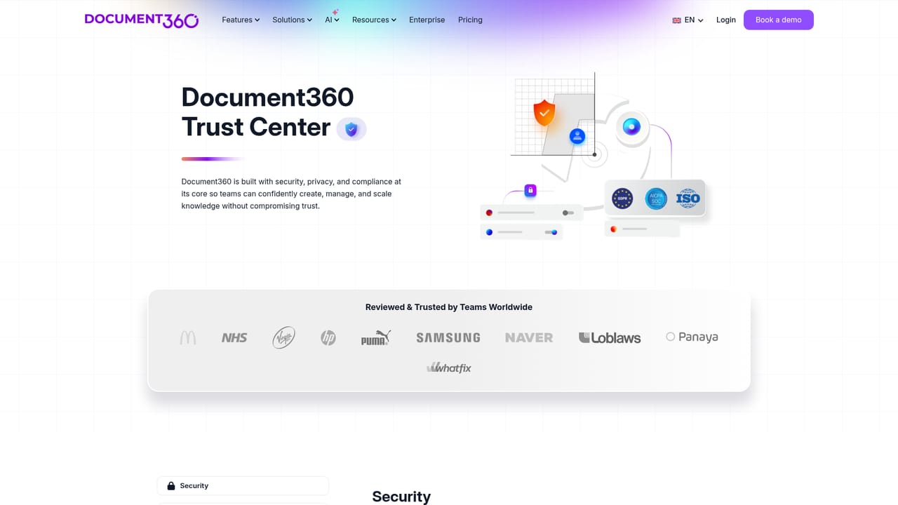 Eddy AI — Review the trust and security documentation