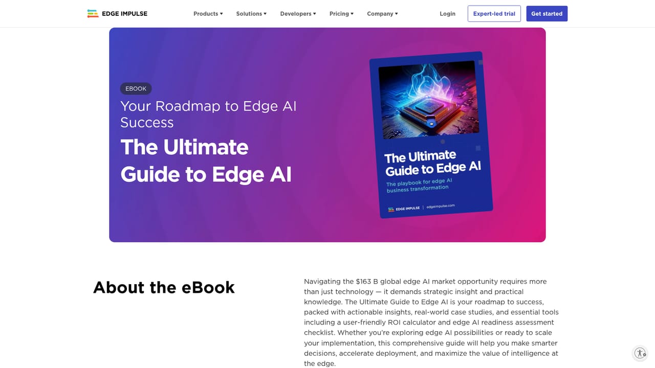 Edge Impulse — Read the edge AI primer