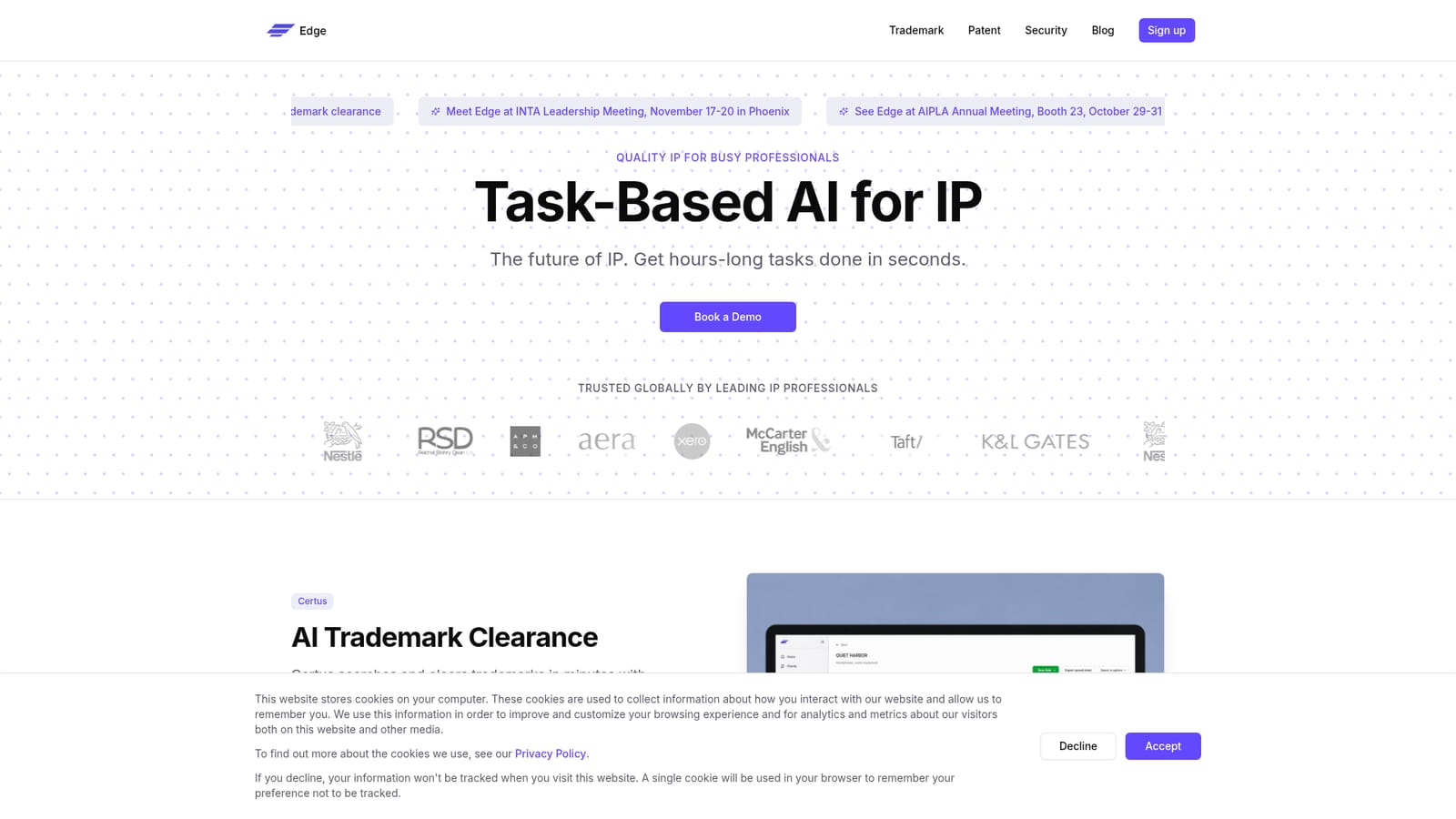 Edge — Review the product lines and pick your starting module