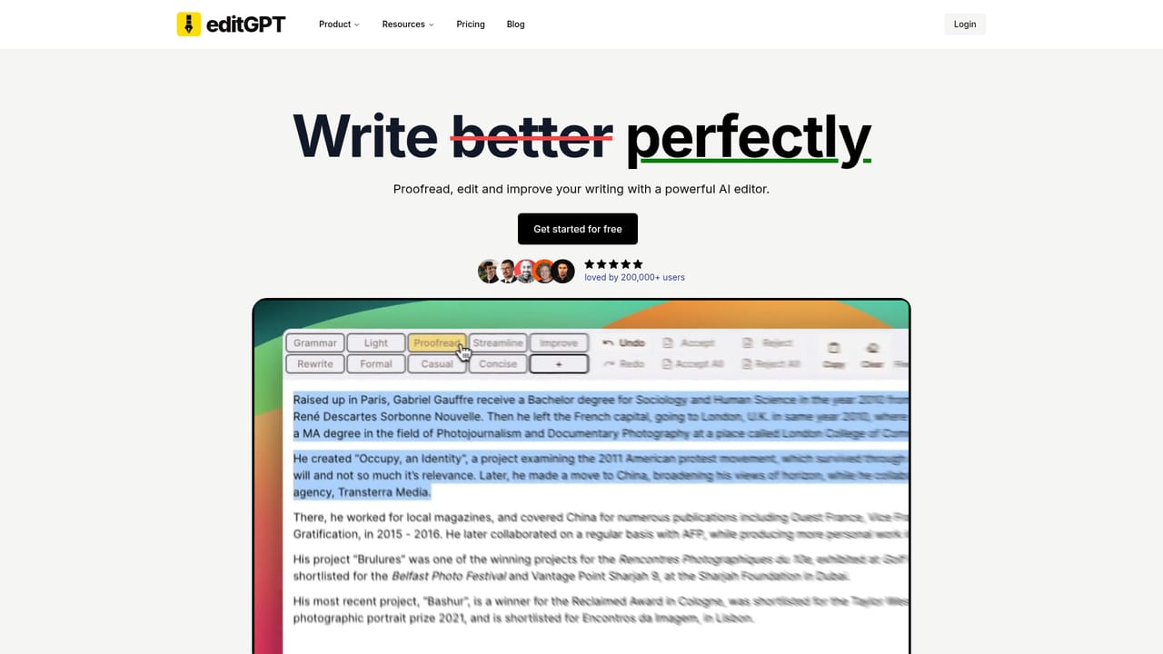 editGPT — Accept or reject each change