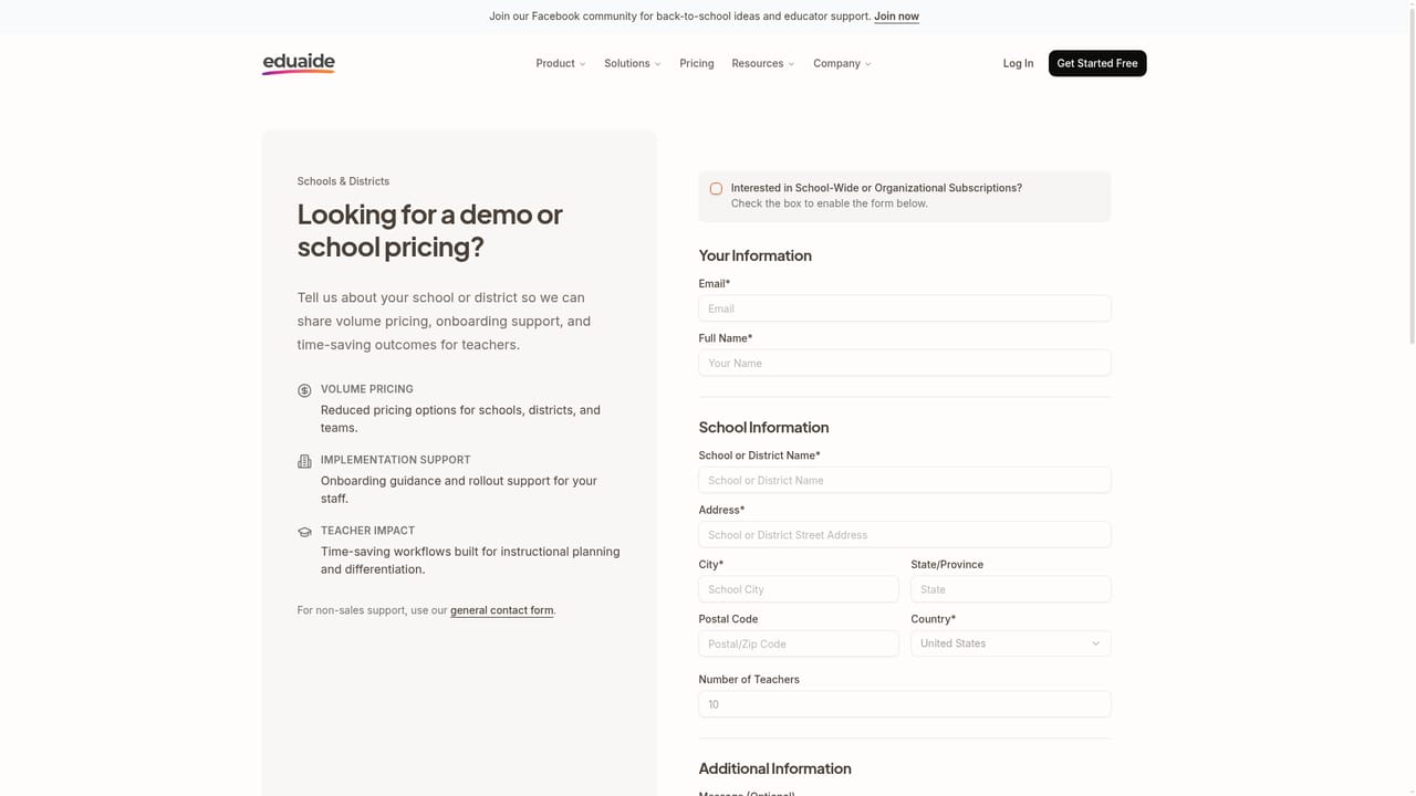 Eduaide — Export and teach