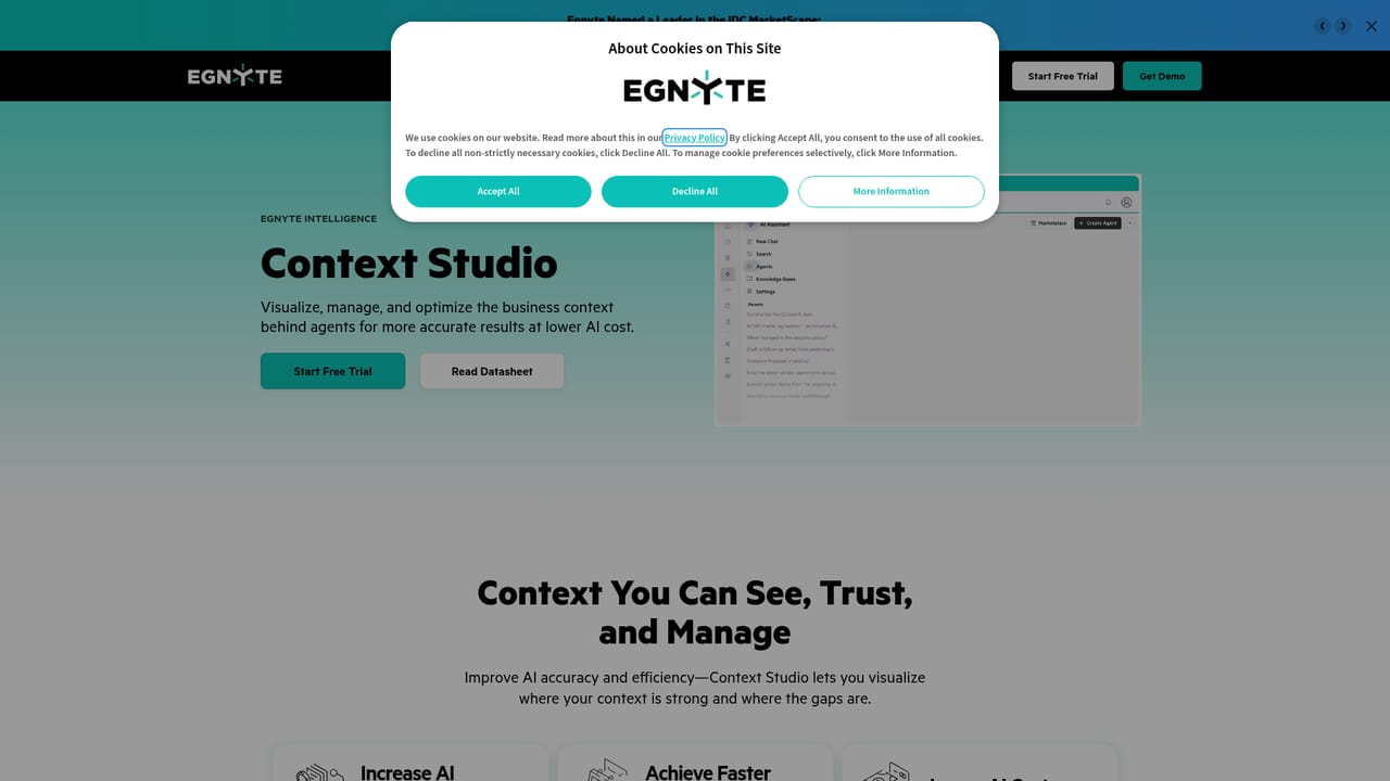 Egnyte — Engineer context in Context Studio