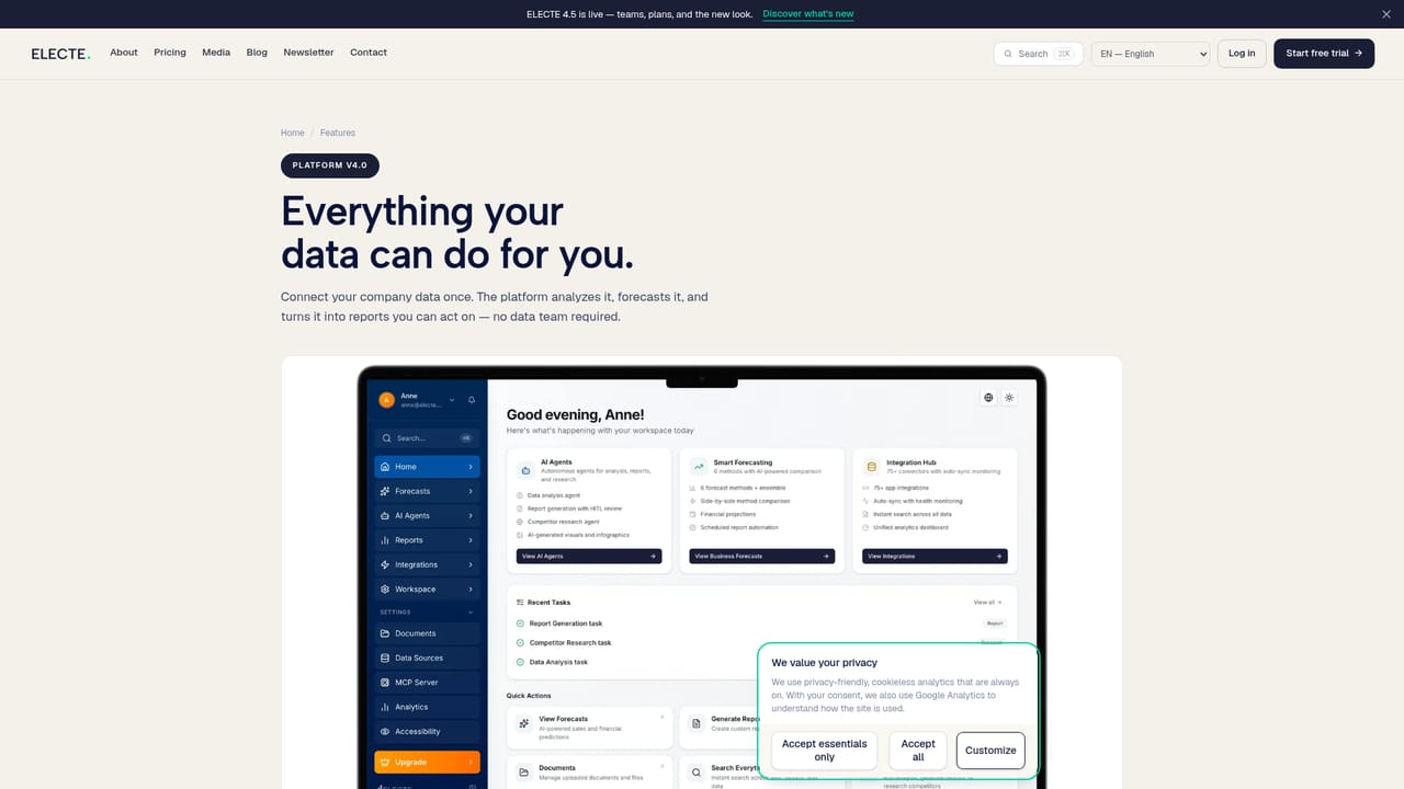 ELECTE — Set up the AI Agent on Business