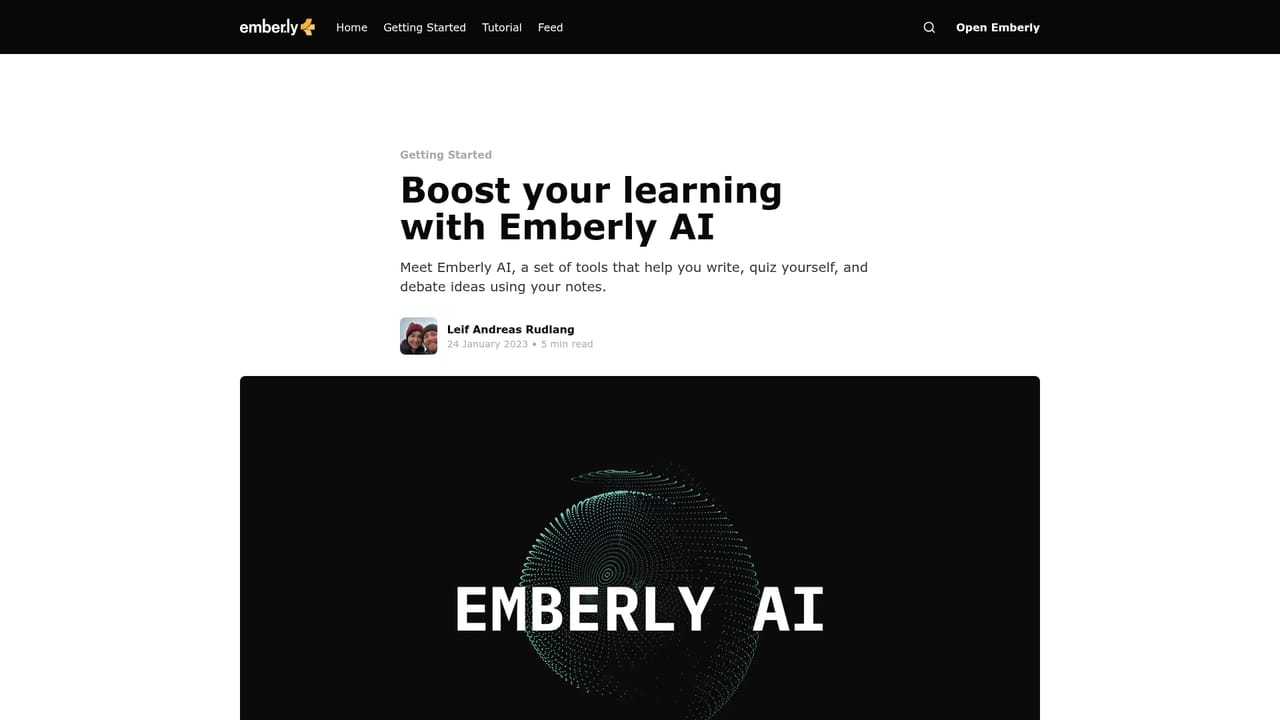 Emberly — Let the AI draft a starting map