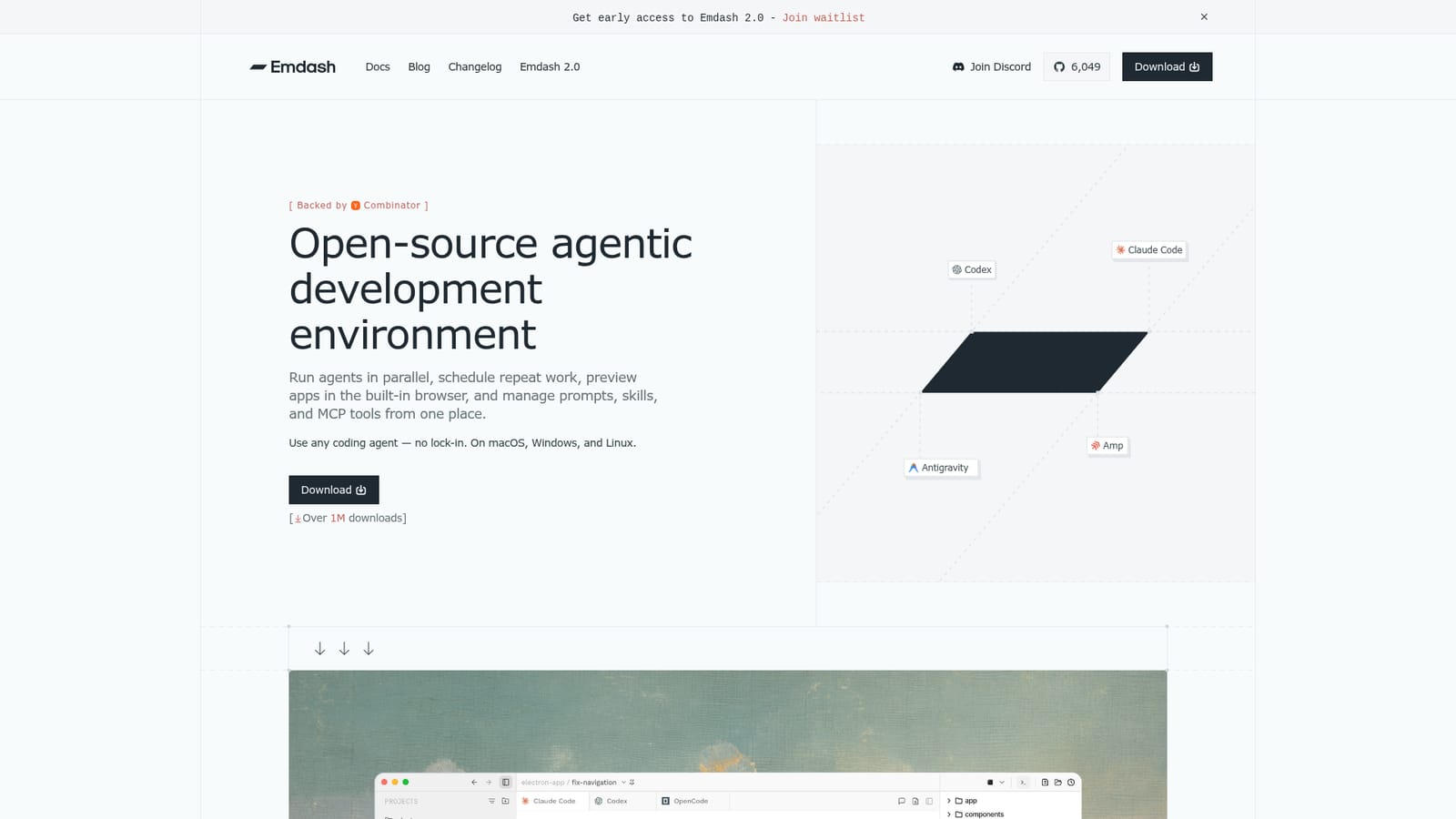 Emdash — Download and install the desktop app