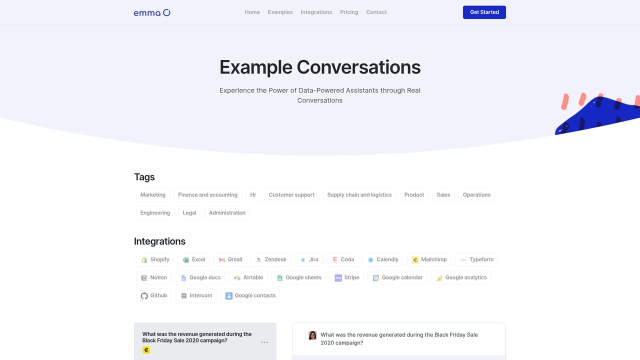 Emma AI — Test the assistant in chat