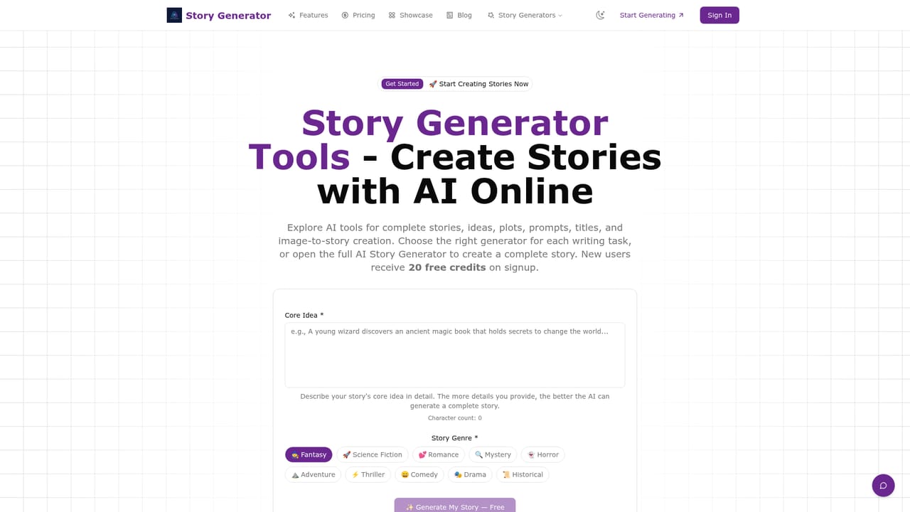 Emoji Story Generator by AIStoryWriter — Open the emoji generator