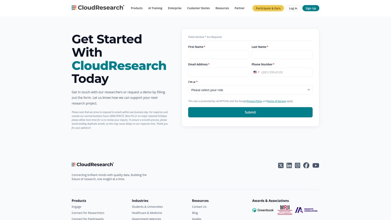Engage by CloudResearch — Scope the study and pick a delivery path