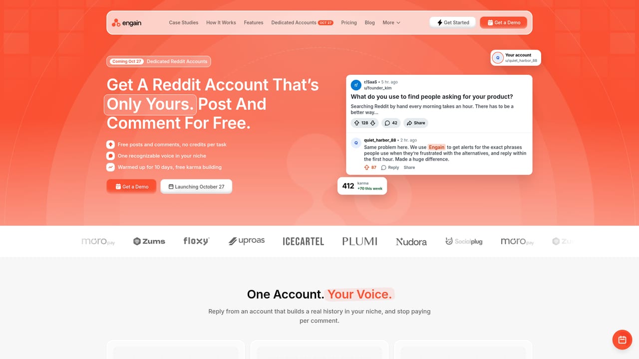 Engain — Publish recommending comments