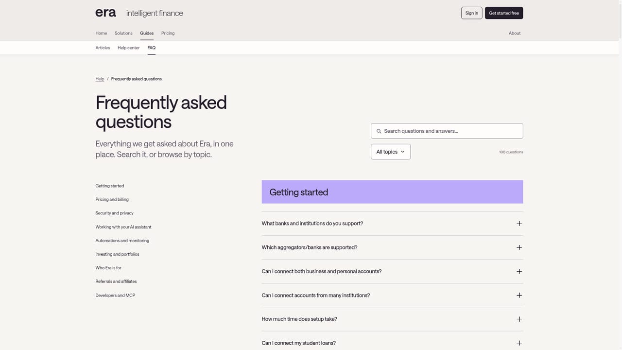 Era — Check the FAQ for limits