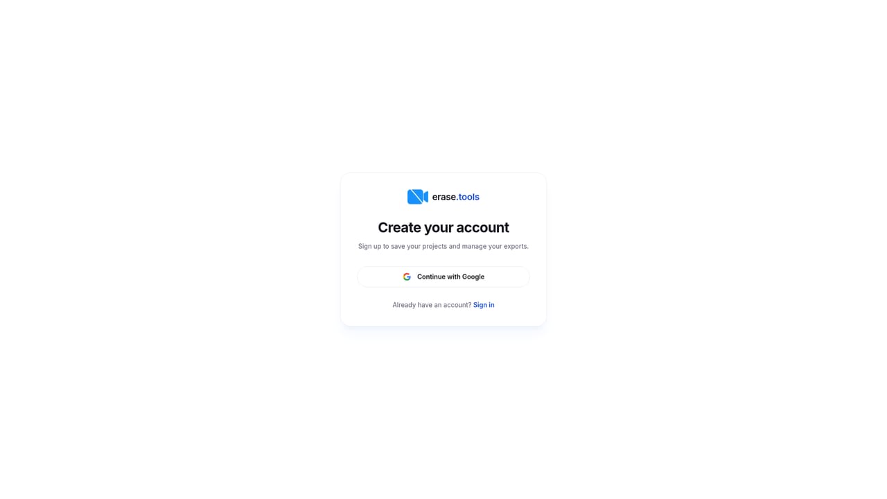 erase.tools — Export or scale up