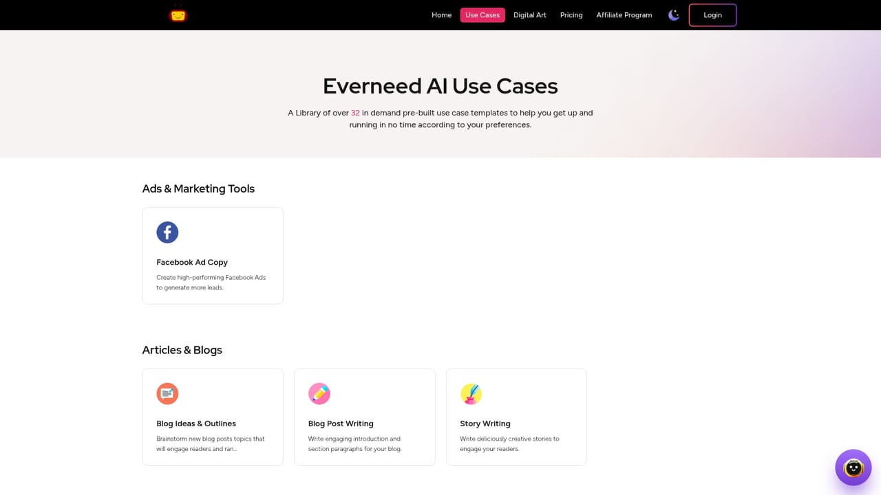 Everneed AI — Browse the use case library