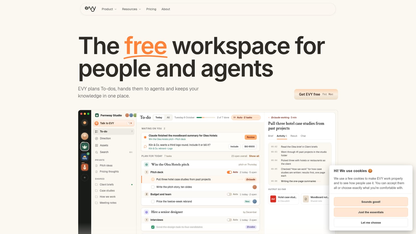 EVY — Talk to EVY from anywhere