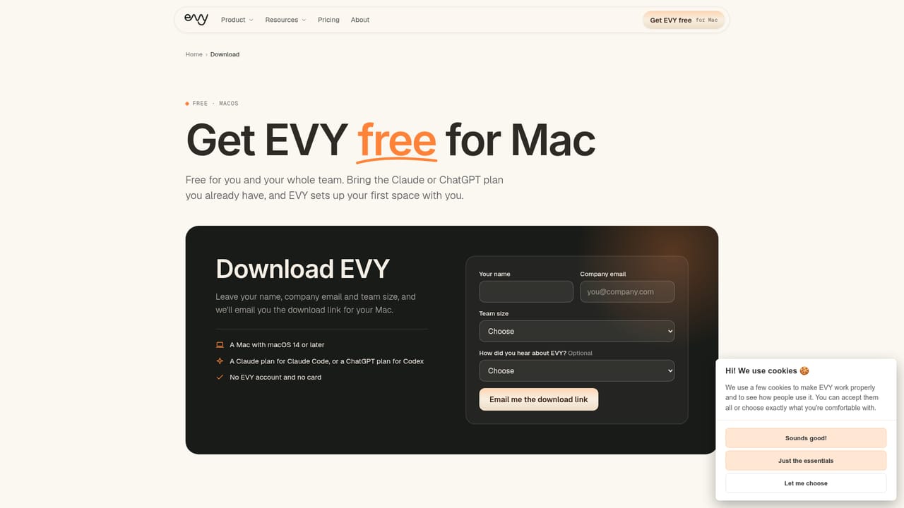 EVY — Download EVY for Mac
