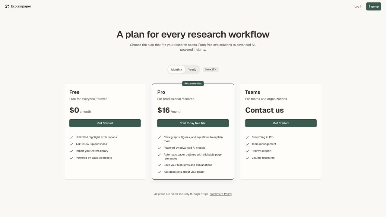 Explainpaper — Decide on Pro