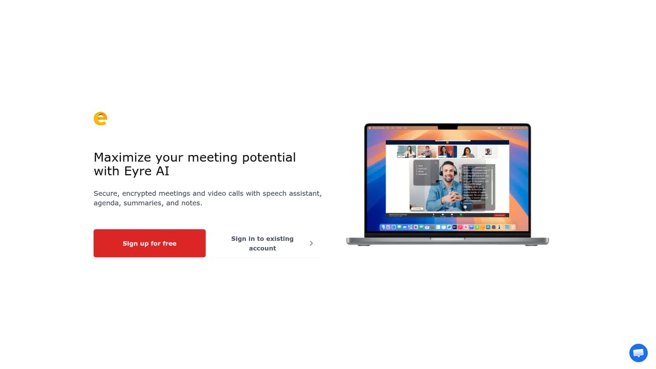 Eyre — Create your account and workspace