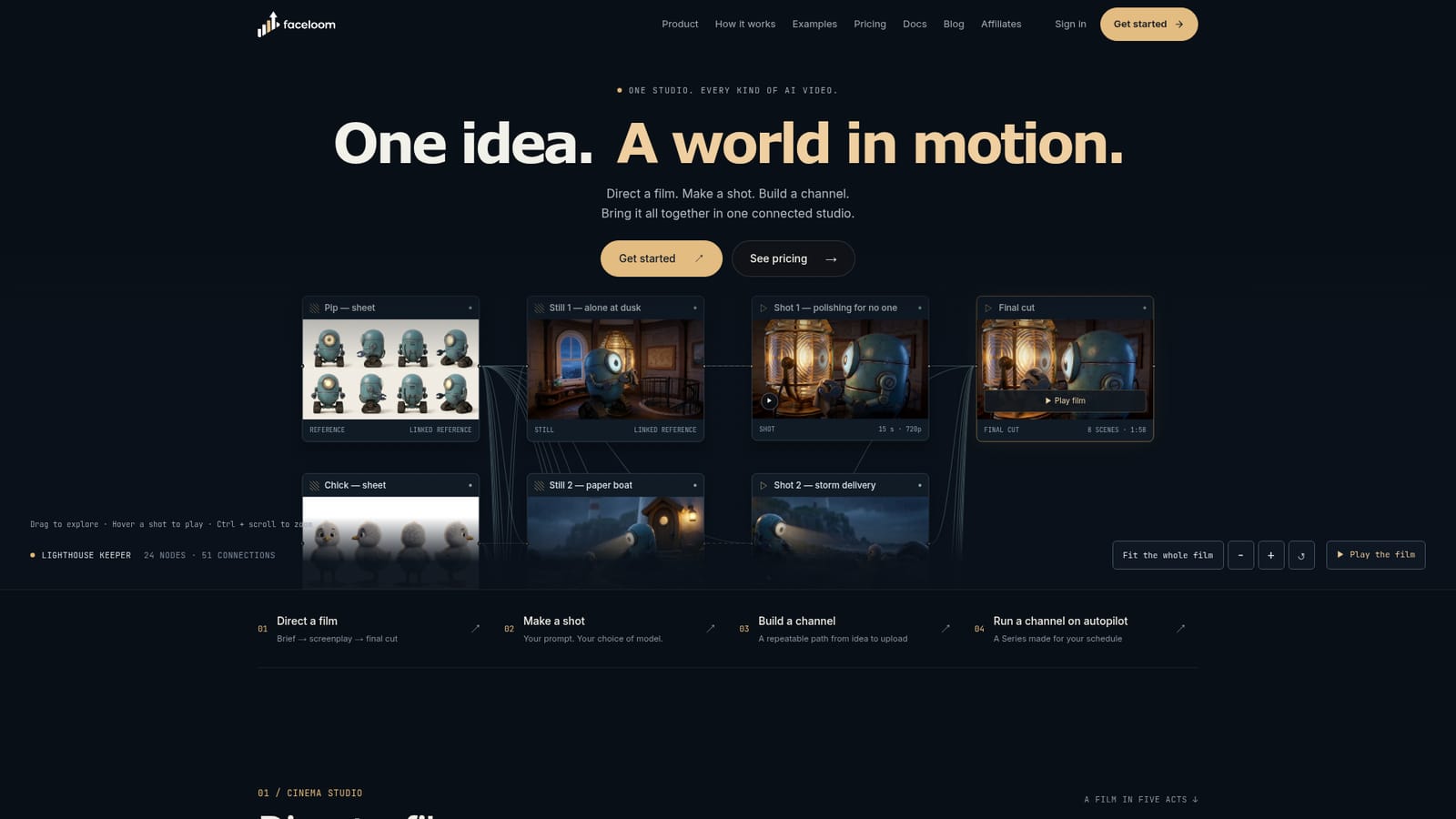 FaceLoom — Pick a workflow