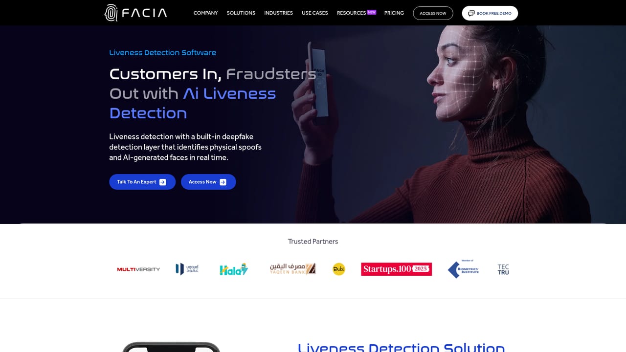 Facia AI — Choose the module that matches your risk