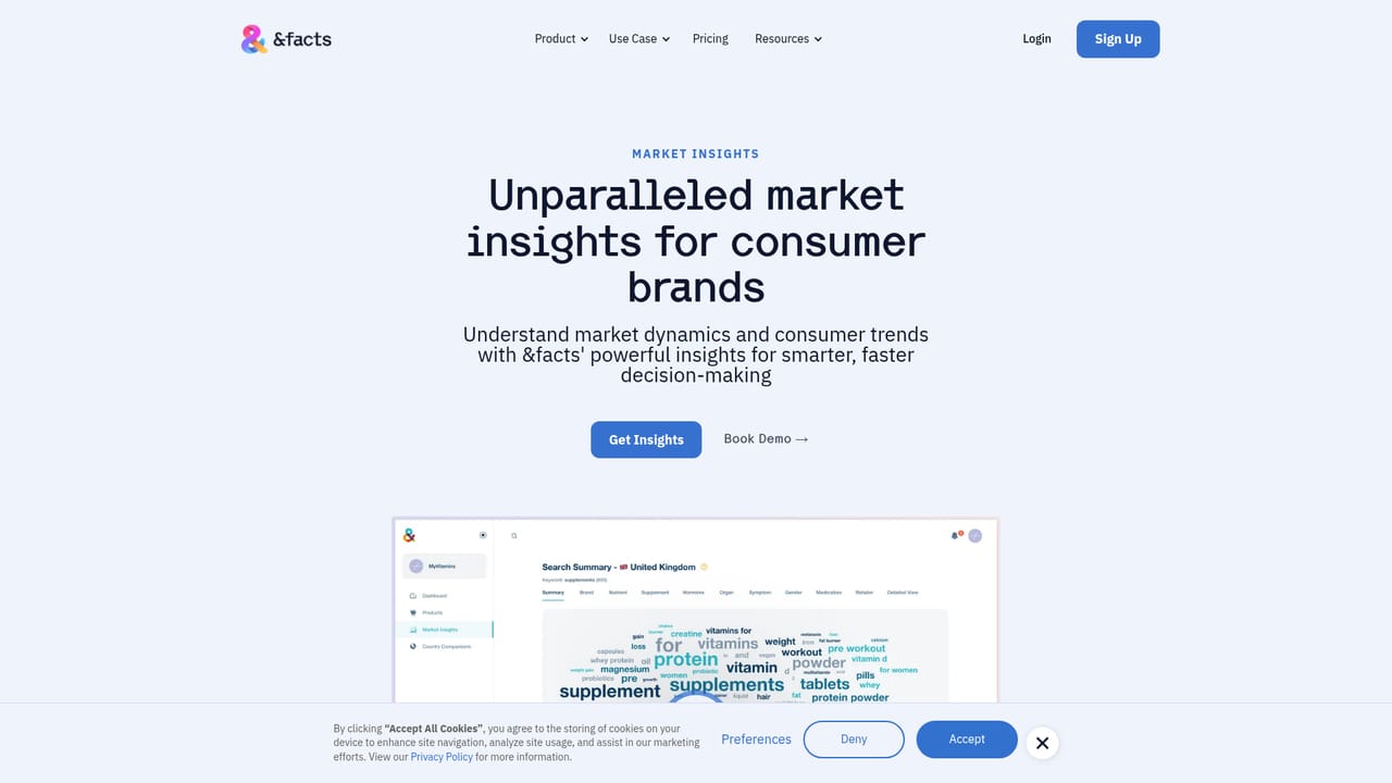 &facts — Choose the right product track