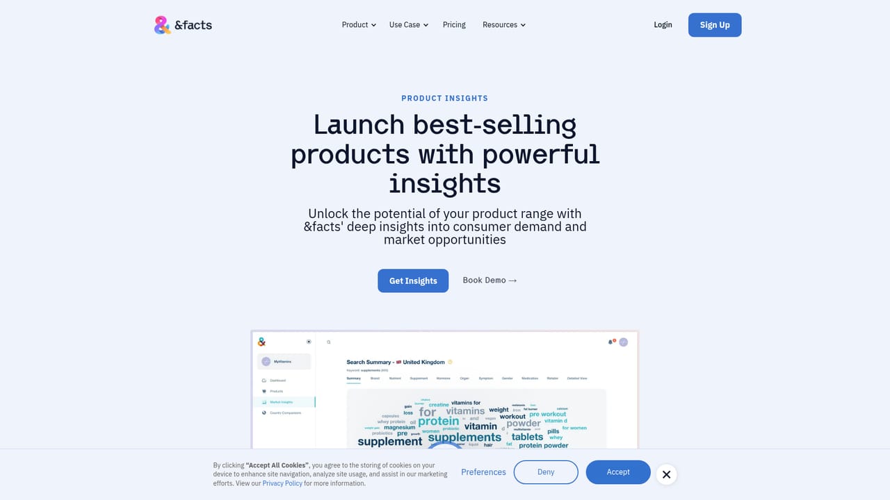 &facts — Validate a product concept