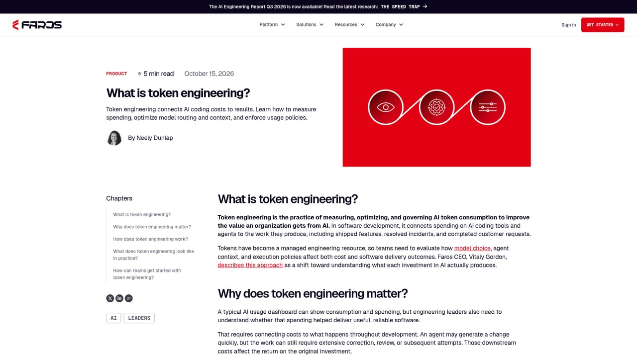 Faros — Read the token engineering primer