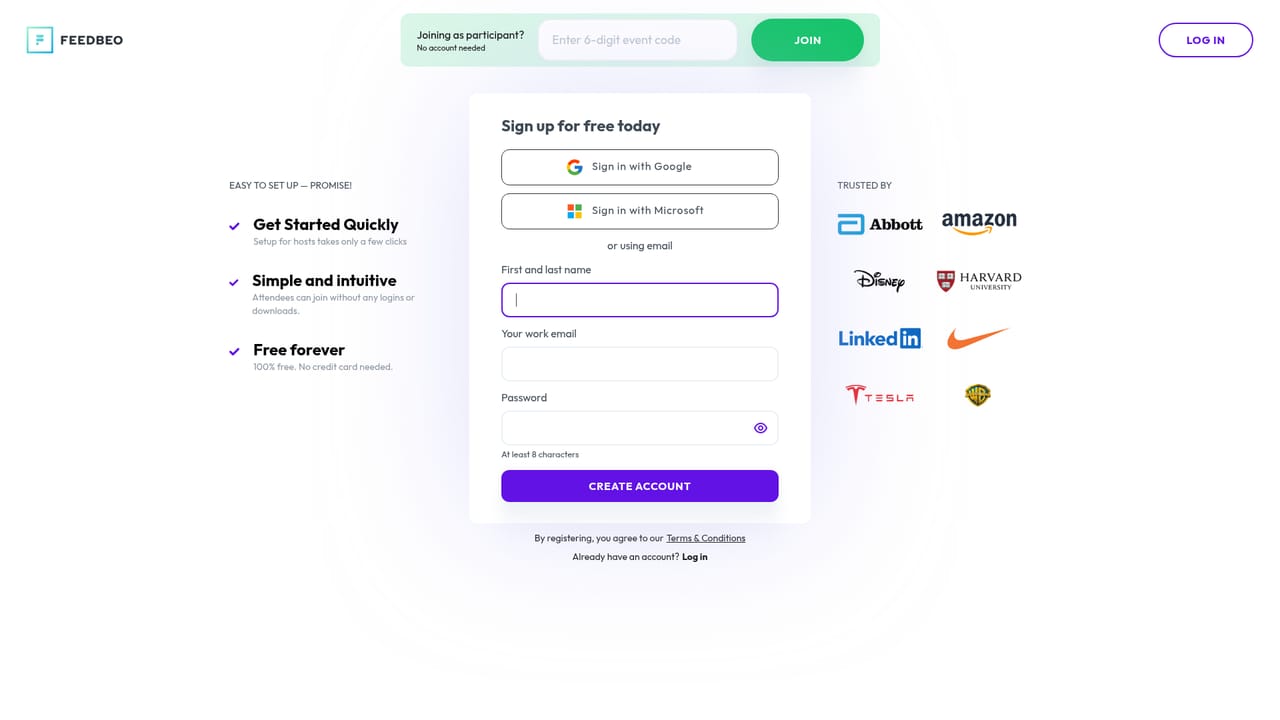 FeedBeo — Create a free account