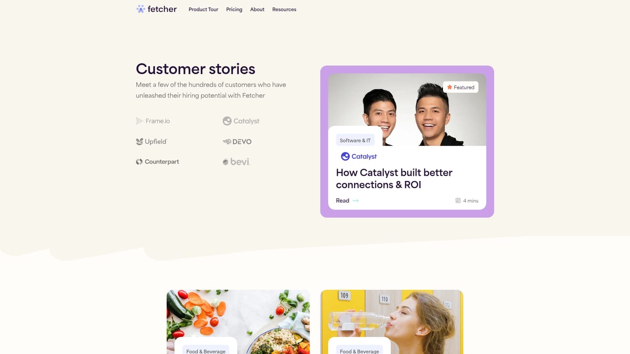 Fetcher — Read a customer story