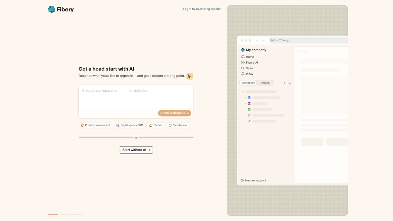 Fibery AI — Start a free trial