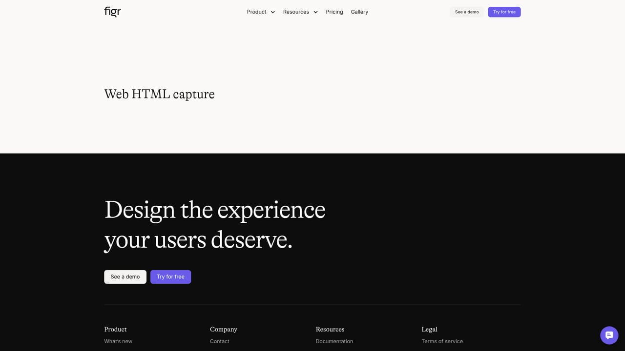 Figr AI — Capture your live product