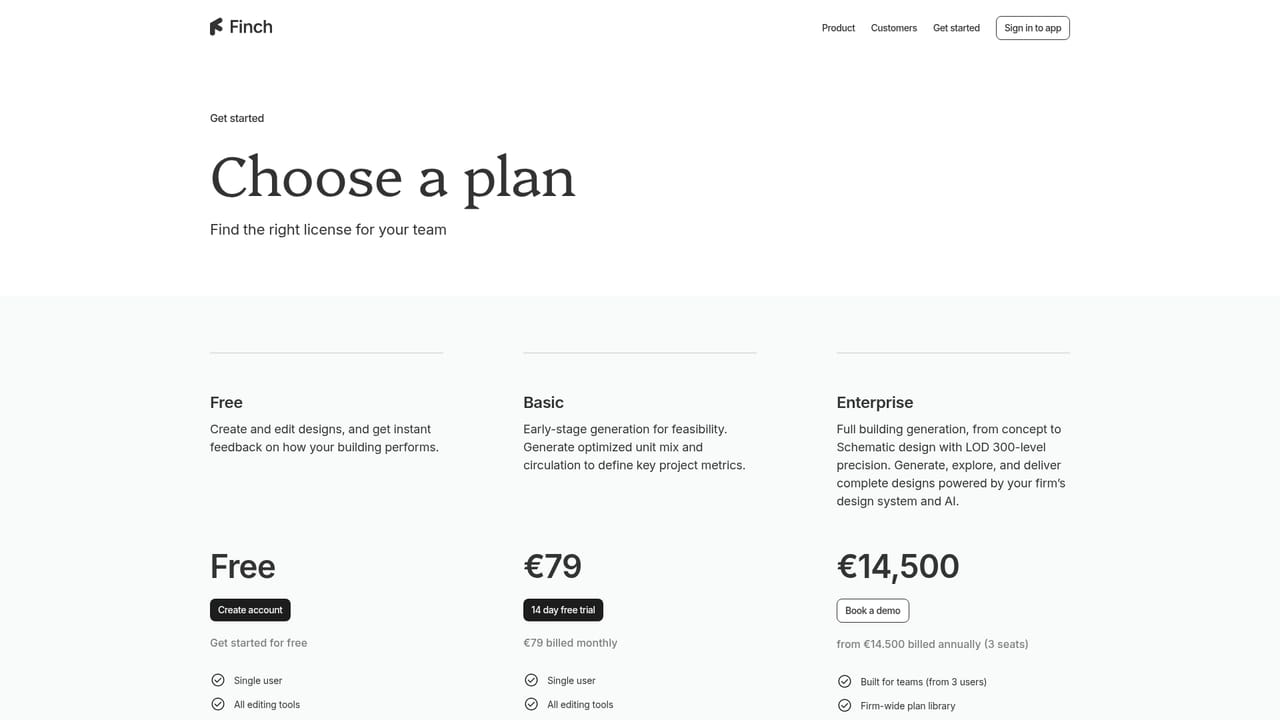Finch 3D — Check onboarding guidance
