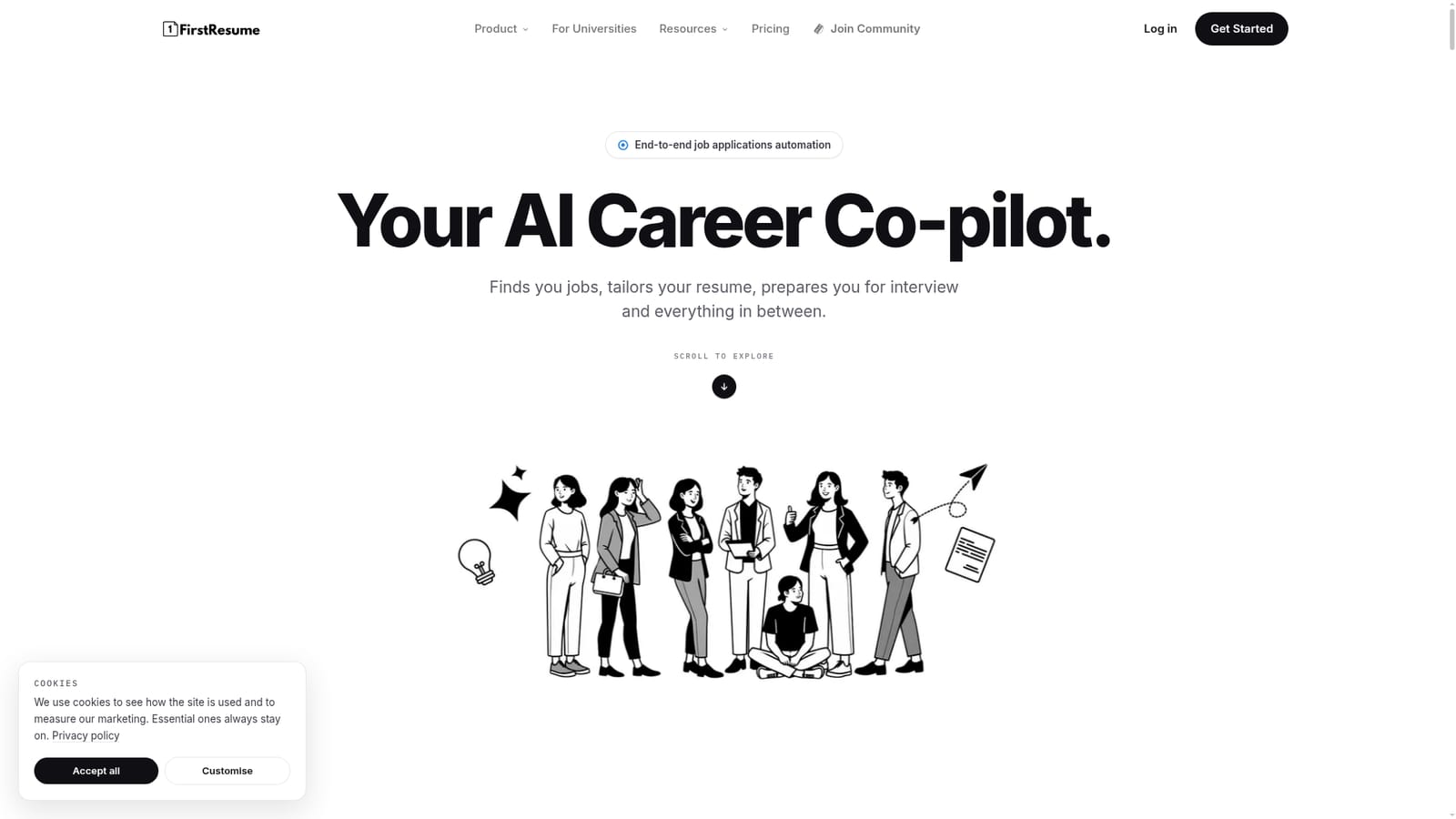 FirstResume — Create your account