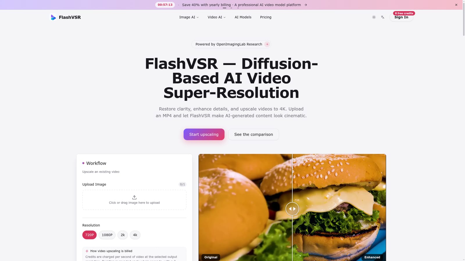FlashVSR — Create an account