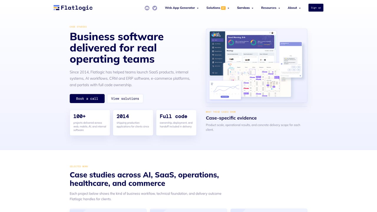 Flatlogic — Study comparable case studies