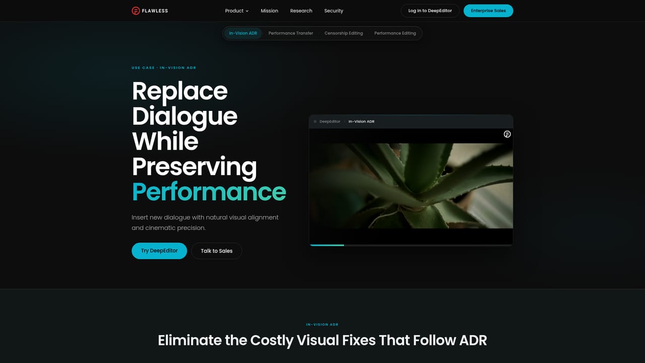 Flawless — Study the In-Vision ADR workflow