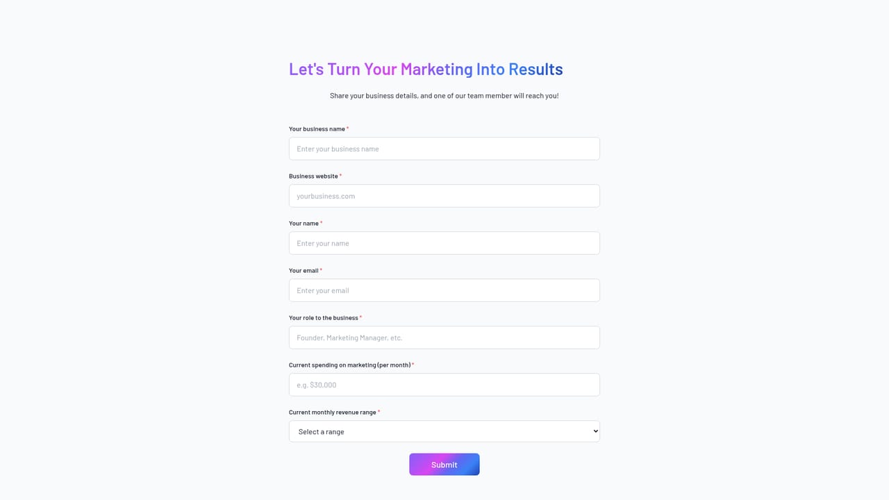FlickBloom — Talk to the team about scope