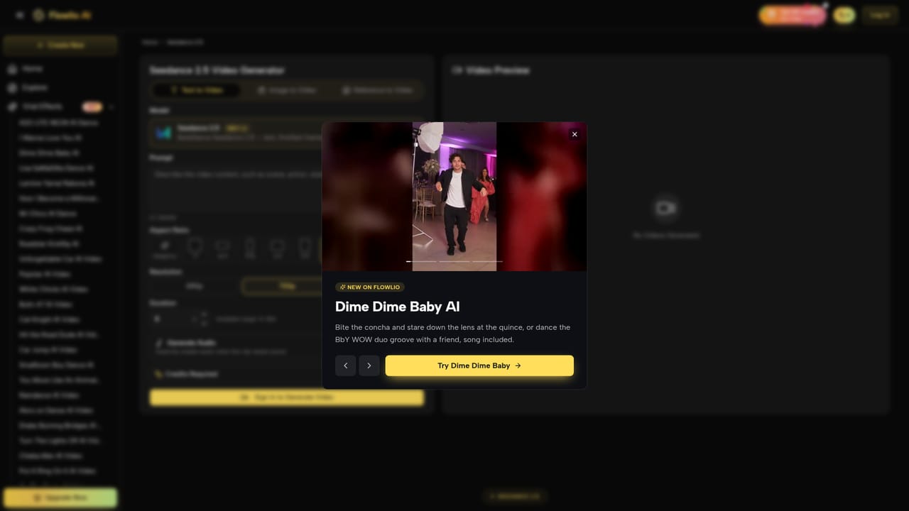 Flowlio AI — Compare models on the same shot
