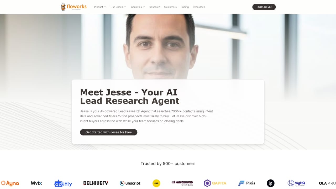 Floworks — Run prospecting with Jesse