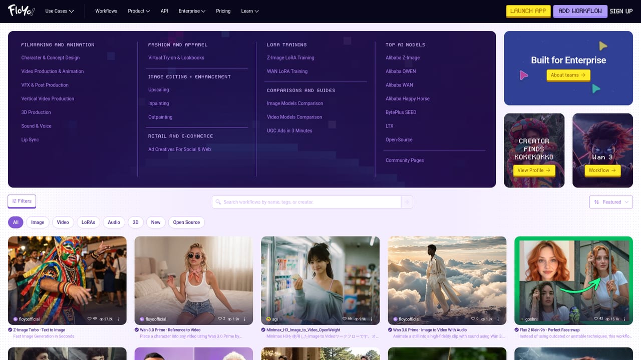 Floyo — Browse the workflow library