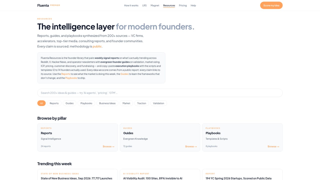 Fluenta — Read the background reports