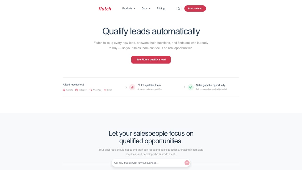 Flutch — Set qualification rules and follow-up schedules