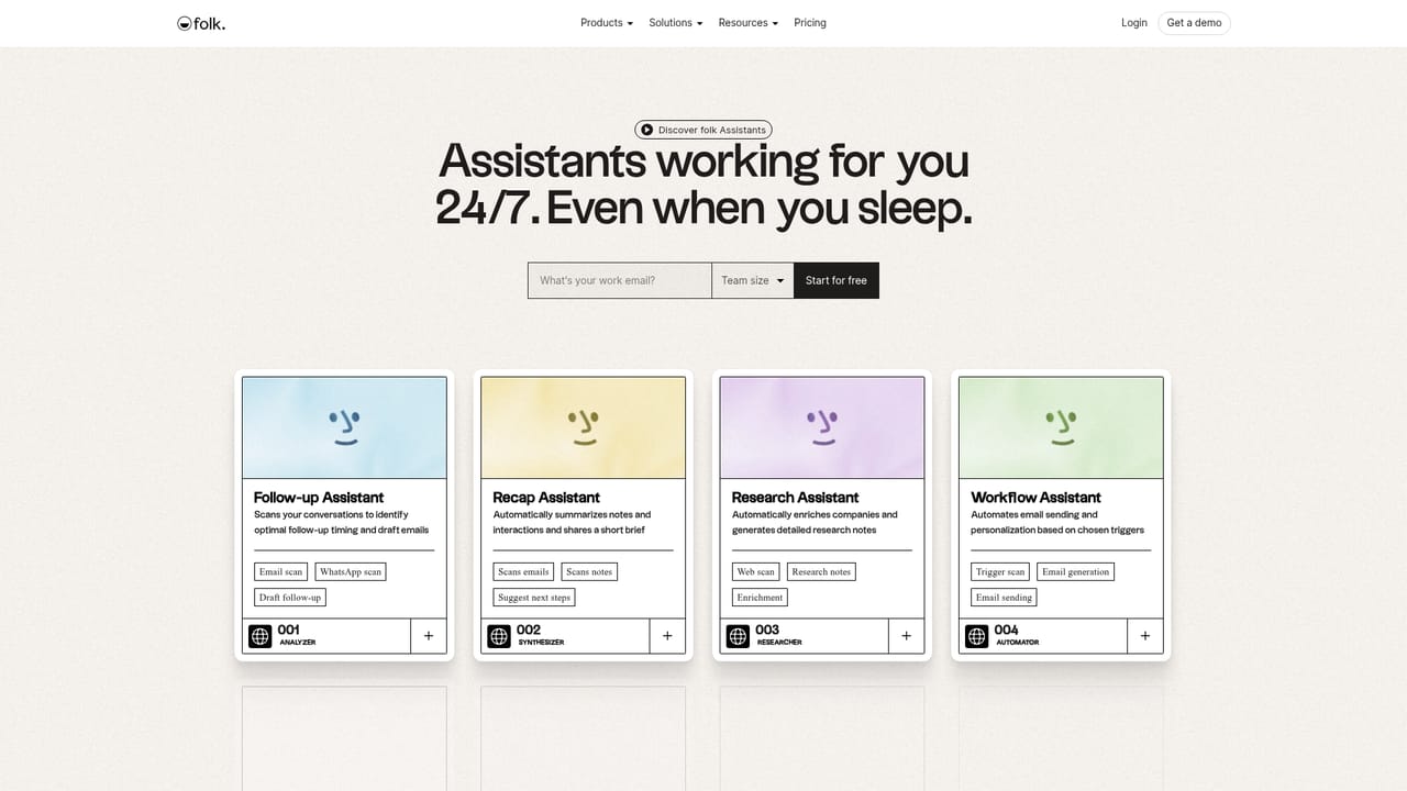 Folk Assistants — Review the assistant line-up