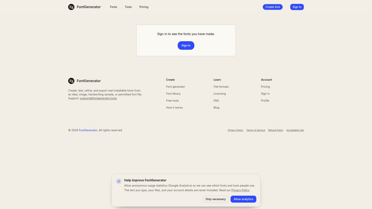 FontGenerator — Refine glyphs in Studio