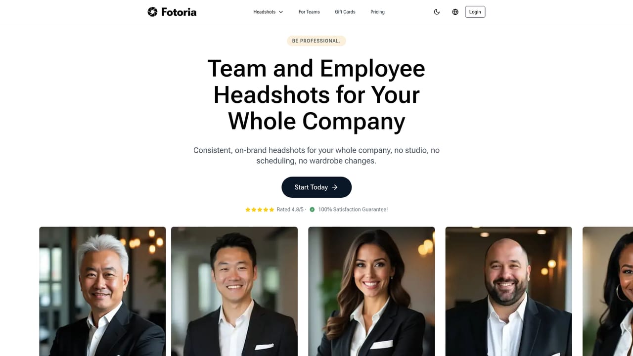 Fotoria — Talk to Fotoria for team or volume orders